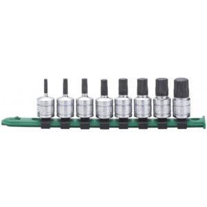8PC 3/8DR MULTISPLINE BIT SCKT SET