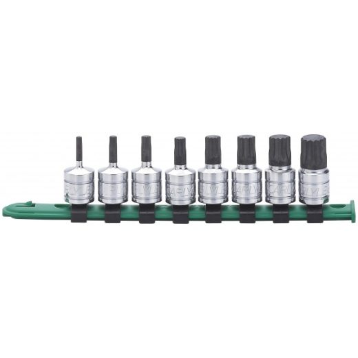 8PC 3/8DR MULTISPLINE BIT SCKT SET