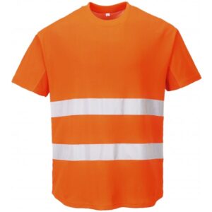 Hi-Vis Mesh T-Shirt - Orange - XX Large
