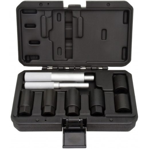 Locking Wheel Nut Extractors - 8 Piece Set
