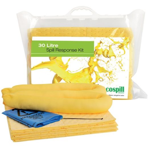30LTR CHEMICAL SPILL KIT CLIP TOP