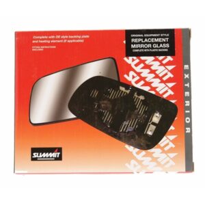 Mirror Glass Replacement - Commercial OEM Style With Base Plate