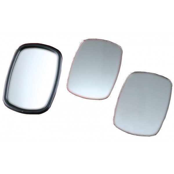 Mirror Glass Replacement - Commercial OEM Style With Base Plate
