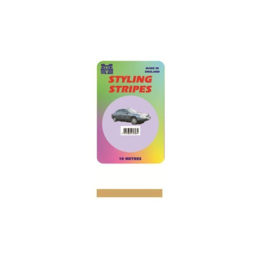 Single Stripe - Gold - 3mm - 10m Length