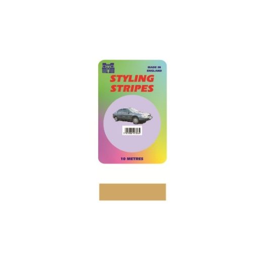 6MM SINGLE STRIPE GOLD