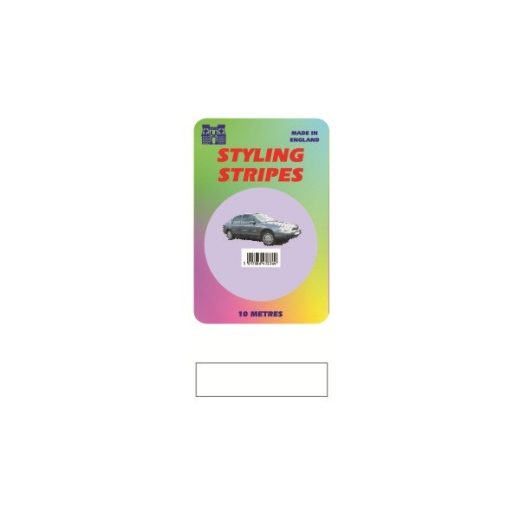 6MM SINGLE STRIPE WHITE