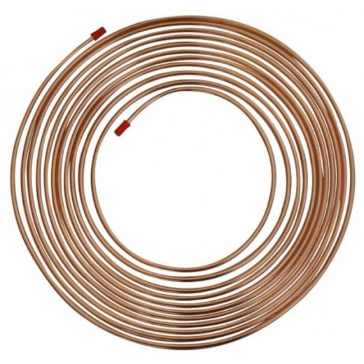 Copper Brake Pipe - 1/2in. x 25ft x 22g