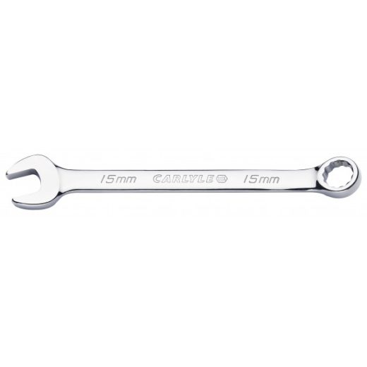 15MM 12 PT FULL POLISH COMBO WRENCH