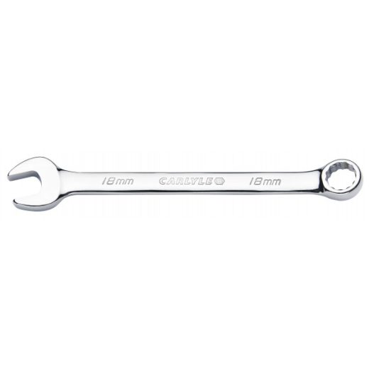 18MM 12 PT FULL POLISH COMBO WRENCH