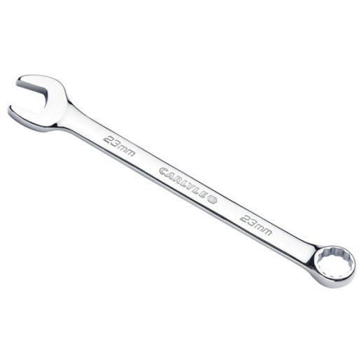 23MM 12 PT. FULL POLISH COMBO WRENCH