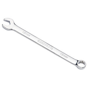 15MM 12 PT. FULL POLISH LONG COMBO WRENCH