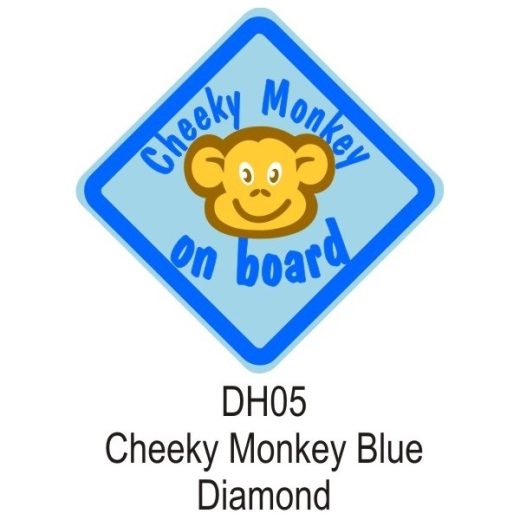 CHEEKY MONKEY BLUE DIAMOND
