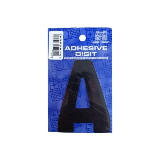 A - 3IN ADHESIVE BLACK PACK OF 12