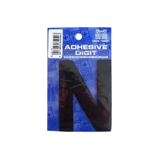 N - 3IN ADHESIVE BLACK PACK OF 12