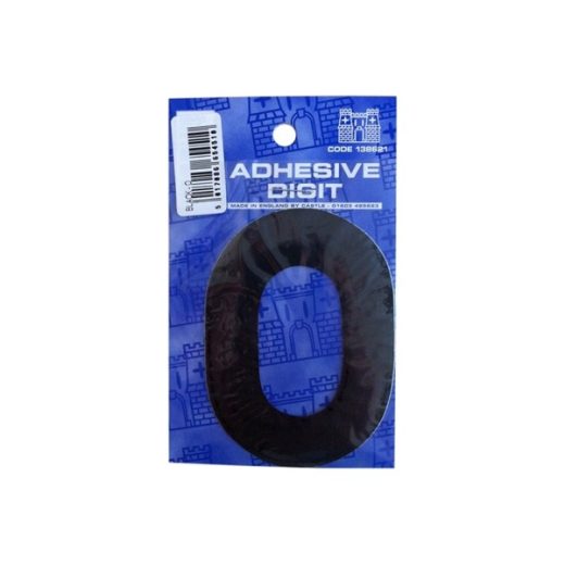 O - 3IN ADHESIVE BLACK PACK OF 12