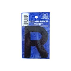 R - 3IN ADHESIVE BLACK PACK OF 12