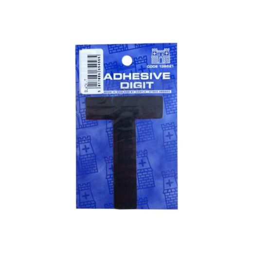 T - 3IN ADHESIVE BLACK PACK OF 12