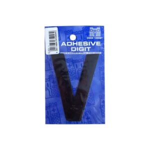 V - 3IN ADHESIVE BLACK PACK OF 12