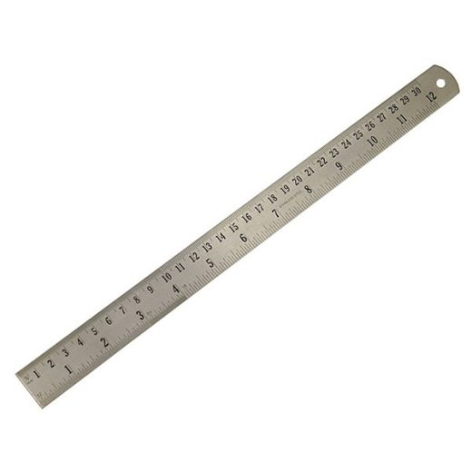 S/STEEL RULE 300MM/12 INX25MM