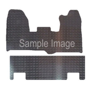 Rubber Tailored Car Mat - Ford Transit Custom DC2SD [With 4 Clips] (2015 Onwards) - Pattern 3850