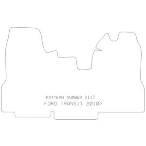 Rubber Tailored Car Mat - Ford Transit (2010-2014) - Pattern 3117