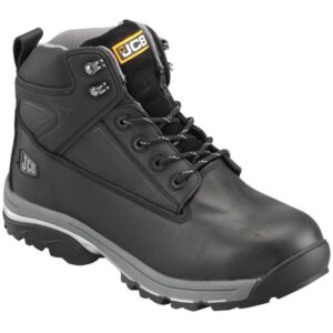 Fast Track Leather Safety Boots S3 - Black - UK 7