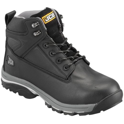 Fast Track Leather Safety Boots S3 - Black - UK 11