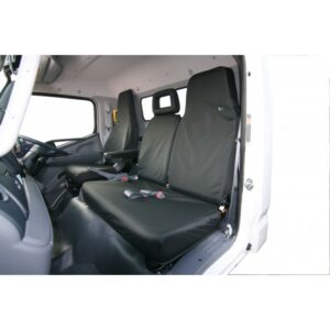 Truck Seat Covers - Front Set - Black - Mitsubishi Fuso Canter 2012 Onwards