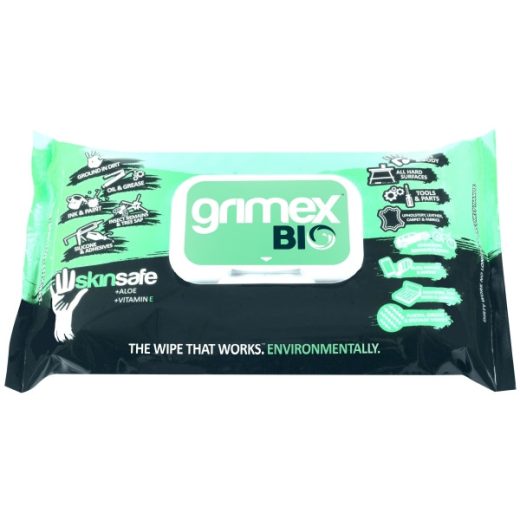 Grimex Disposable Bio Wipes - 20 x 25cm - Pack of 70
