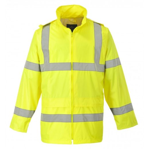 Hi-Vis Rain Jacket - Yellow - Small