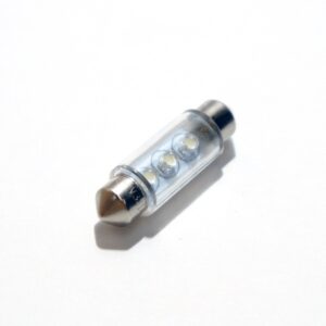 12V FESTOON 11X38MM 3-LED BLUE (X2)