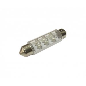 12V 6-LED SV8.5 11X43MM WHITE (X2)
