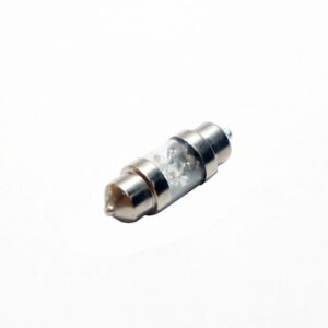 12V FESTOON 11X30MM 4-LED BLUE (X2)