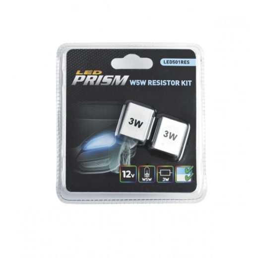 LED Bulb - 12V T10 Wedge Resistor Kit - White