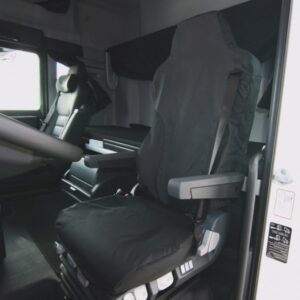 Truck Seat Cover - Passenger - Black - Isringhausen 6860/875 Truck