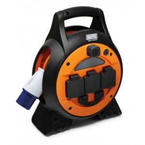 3 Way Mobile Mains Roller Power Unit with Twin USB