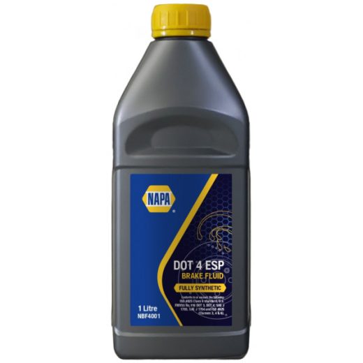 NAPA DOT 4 Brake Fluid Esp - 1 Litre