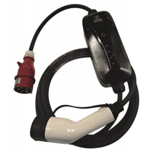 EV Charging Cable - 32A 3-Phase Type 2 Red Commando Plug - 5m