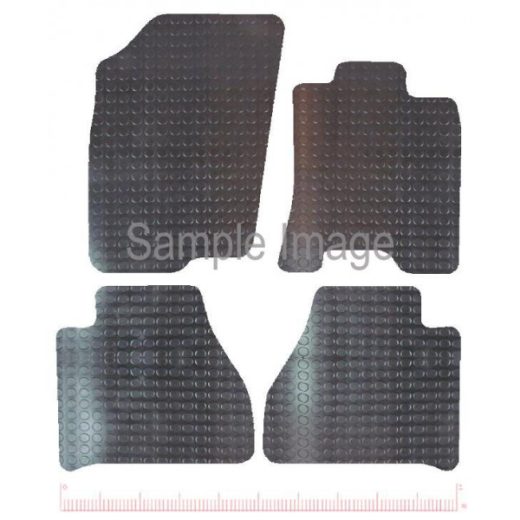Rubber Tailored Car Mat - Nissan Navara (2016 Onwards) - Pattern 3706