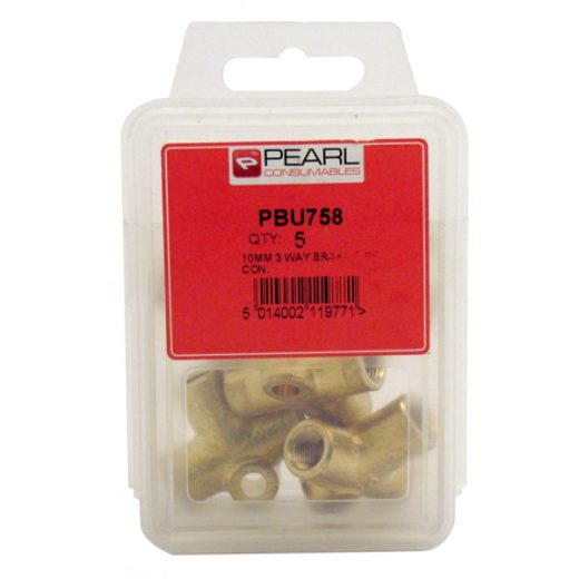 Brake Pipe Tube Nuts - 3 Way Connectors - Pack Of 5