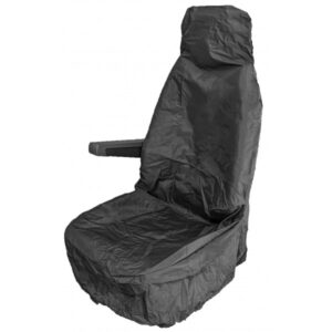 Universal front seat cover to fit the majority of cars and small to medium sized vans