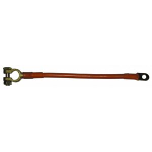 Battery Strap - Insulated Term Ring Red - 15 Inches