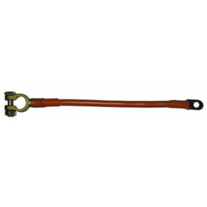 Battery Strap - Insulated Term Ring  Red - 30 inch