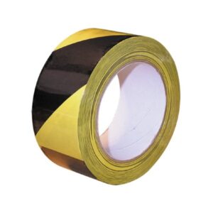Hazard Tape - Yellow/Black - 50mm x 33m - Pack Of 2