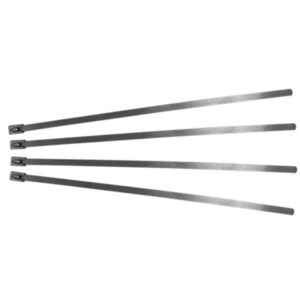 Cable Ties - Stainless Steel - 201mm x 4.6mm - Pack Of 10