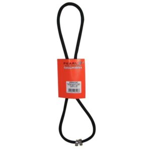 Rubber Fuel Hose & Clips Overbraided 3.2mm x 1m