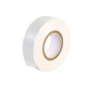 PVC Insulation Tape - White 19mm x 20m - Pack Of 10