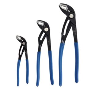 3PC ADJUSTABLE LOCK JAW PLIER SET