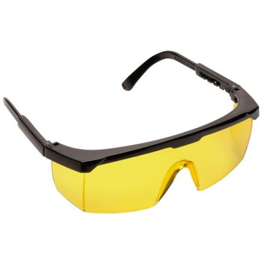 Classic Safety Eye Glasses - Amber Lens