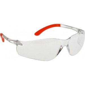 Pan View Spectacles - Clear & Orange Frame
